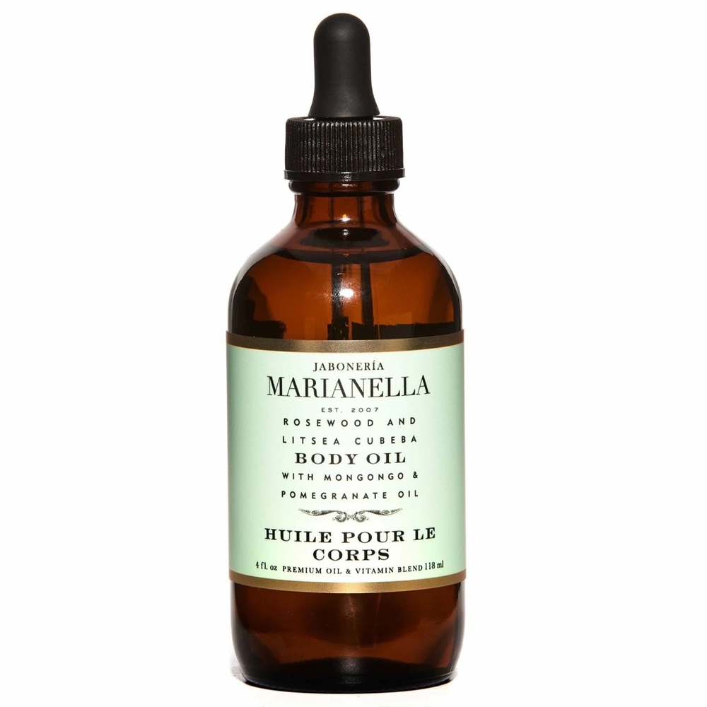 LUXURIOUS MARIANELLA ROSEWOOD BODY OIL WITH LITSEA CUBEBA IMPERIAL JADE (4oz)